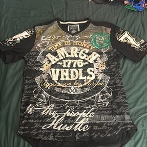 Black and White Short Sleeve Tee